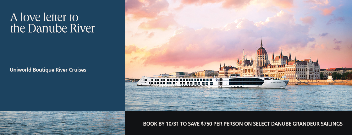 A love letter to the Danube River with Uniworld Boutique River Cruises. Book by 10/31 to save $750 per person on select Danube Grandeur sailings.